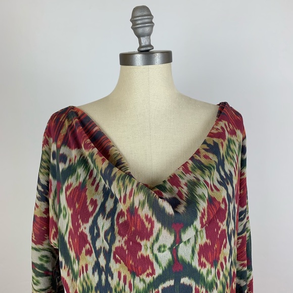 Anthropologie Weston Wear Semi Sheer Blouse - Picture 3 of 7